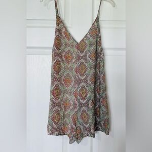 EUC. Victoria’s Secret Aztec print romper.